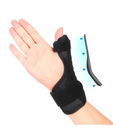 Cozyhealth Thumb Brace for Men and Women CMC Joint Thumb Spica Splint for Pain Relief Tendonitis Thumb Wrist Stabilization Support for Right or Left Hand (Black)