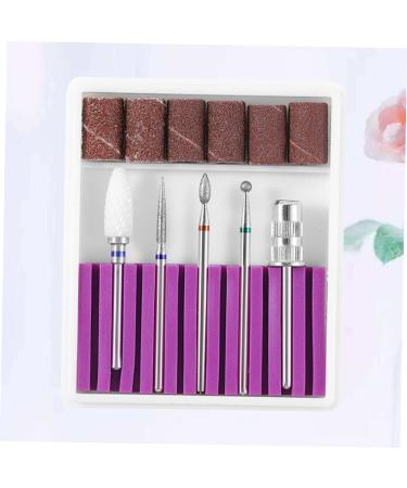 Housoutil 1 Set Manicure Drill Bits Ceramic Nail Bits Nail Drill Tool Electric Nail File Drill Bits Nail Drill Bits Nail File Bits Faux Nails Exfoliating 5 Piece Set Purple 4.50X0.30X0.30CM Purple - Buy Online on GoSupps.com