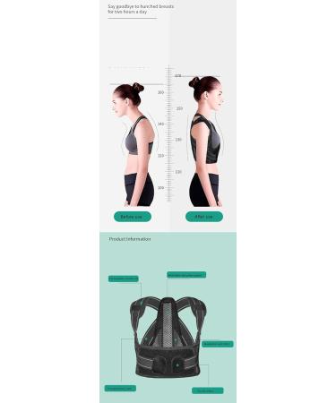 Back Brace Posture Corrector for Men & Women | Adjustable X-Large Comfort Support for Upper & Lower Back Pain Relief - Buy Online on GoSupps.com