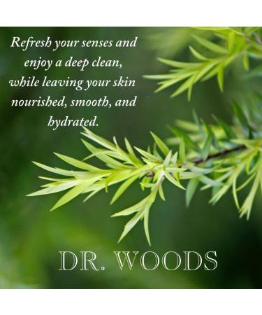 Dr. Woods Tea Tree Castile Soap 32 fl oz - Natural Cleanser for Skin & Hair - Buy Online on GoSupps.com