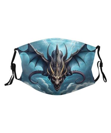 Zyvia flying kite-fold dust mask for adults 5-layer protection activated carbon filters for additional security soft breathable adjustable elasticity stops the dust 10 pieces