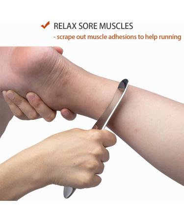 Allshow Stainless Steel Gua Sha Tools for IASTM Therapy and Myofascial Scraping - Buy Online on GoSupps.com