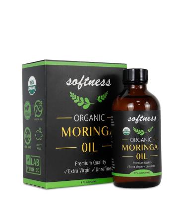Moringa Oil: Mild Jasmine Scent, USDA Certified Organic, 100% Pure Cold-Pressed Natural Moisturizer for Skin, Face, Body, Hair - Non-GMO, Vegan - Buy Online on GoSupps.com