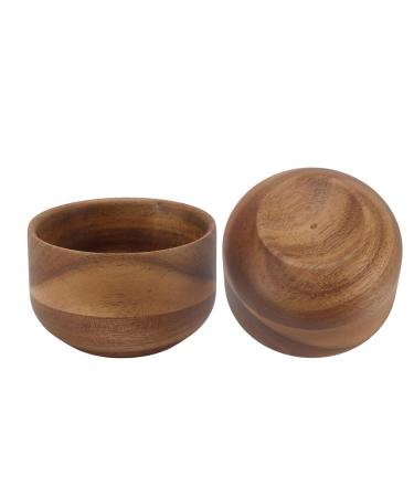 Premium Wooden Shaving Bowl for Men - Burr-Free Compact Shaving Foam Mug for Home & Barber Shop - Buy Online on GoSupps.com
