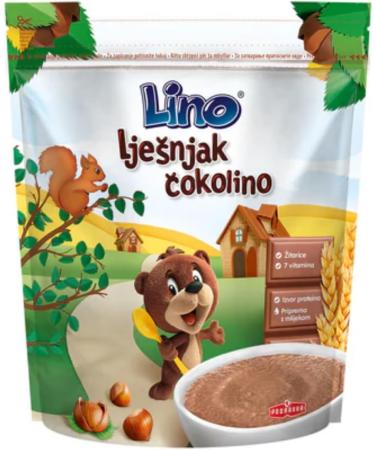 Pufai Lino Pack of 5 bags of cereals Hazelnut Cokolino Muesli Cornflakes 500 g - Buy Online on GoSupps.com