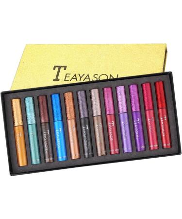Jojomis 12PCS Glitter Eyeliner Shiny Eye Makeup Set - Buy Online on GoSupps.com