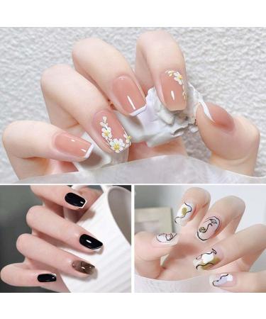 Long Lasting Saturated White Black Semi Solid Drawing Nail Painting Gel UV Nail Art Polish Manicure Rubbing Gel Nail Art Tools - (Color: Black) - Buy Online on GoSupps.com