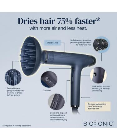 Buy BIO IONIC SMART-X High Efficiency Hair Dryer & Diffuser - Fast Shipping Worldwide - Buy Online on GoSupps.com