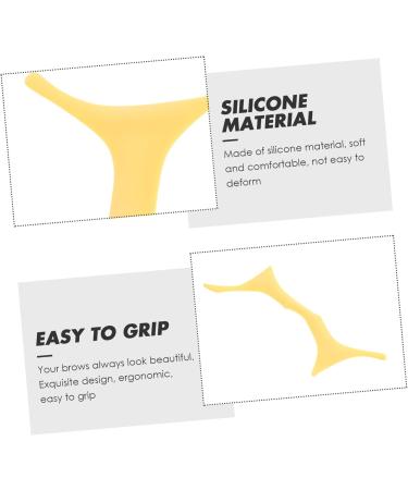 DOITOOL Accessories Brow Makeup Supplies Brow Shaping Template Brow Stencil Brow Template Makeup Tools Make up Auxiliary 17.3x5.9cm Yellow - Buy Online on GoSupps.com