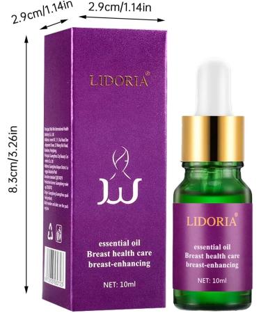 Natural Breast Enlargement Oil - Tight Grape Seed Massage Oil | 10ml Gentle Nourishing Formula - Buy Online on GoSupps.com
