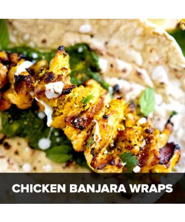 EL The Cook Chicken Banjara Kebab Marinade | Smoky & Spicy Indian Spice Seasoning Paste/Rub for Poultry Grill/BBQ | Simply coat Meat & cook | Vegetarian Gluten Free | 50g 5 Pack - Buy Online on GoSupps.com