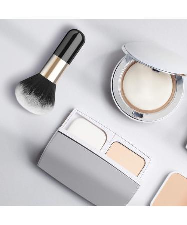 Luxspire Flat Kabuki Makeup Brush - Large Soft Face Mineral Powder Foundation & Blush Brush for Blending Makeup - Black & Gold - Buy Online on GoSupps.com