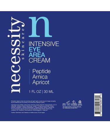 Necessity Skincare Intensive Eye Area Cream - 1 fl oz | Hydrating & Brightening Formula - Buy Online on GoSupps.com