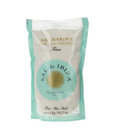 SEL SAL DE IBIZA PUR SEL DE MER FIN POUR LA CUISINE en Zip de 1 kg