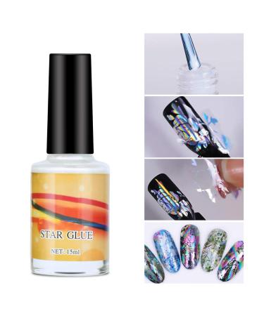Ownest Galaxy Star Nail Foil Glue - 2 Pack Adhesive for Nail Transfer Tips - DIY Manicure Art - 15ml - Buy Online on GoSupps.com