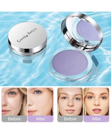 LOPHE Natural Compact Powder waterproof matt powder universal makeup powder mattifying compact for a natural shine porerefining and longlasting fixation purple lilac - Buy Online on GoSupps.com