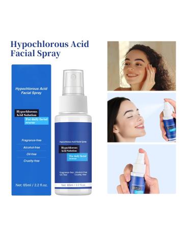 Facial First Aid Hypochlorous Acid Spray 2.2 fl oz - A quick-acting skin soothing agent that reduces redness and irritation and relieves acne. Gentle and skin-friendly zero additives all natural - Buy Online on GoSupps.com