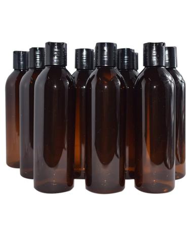Bekith 16 Pack 8oz Amber Plastic Bottles with Disc Top Flip Cap - BPA-Free Refillable Containers for Shampoo, Lotions, Body Soap, Creams - Buy Online on GoSupps.com