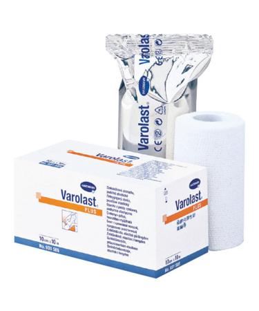 Varolast Plus zinc adhesive bandage 10 cmx10 m 1 piece 10x10 cm (1 pack) 1 bandage