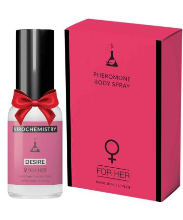 Pheromones For Women (DESIRE) Body Spray - Elegant Ultra Strength Organic Human Pheromones Fragrance Body Spray 50mL - Human Grade Pheromones to Attract Men