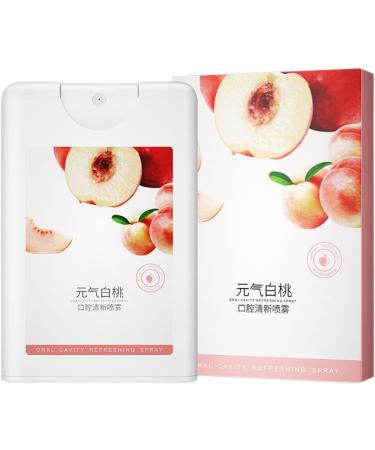 Mund Frischungspray - Long-lasting Oral Spray | Floral Fruity Fragrance pH Balanced Portable 11ml Mouthwash for Adults - Voihamy Vitality White Peach - Buy Online on GoSupps.com