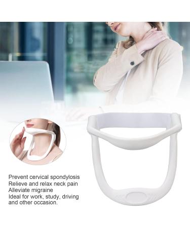 Shop Halswill Neck Pain Posture Corrector | Cervical Traction & Spine Decompression Support (White) - Improve Posture & Alleviate Discomfort Worldwide - Buy Online on GoSupps.com
