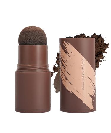 Hair Powder - Root Touch Up Stick - Hairline Shading Powder - Instantly Cover up Grey Root Thicken Full Coverage - Waterproof Longlasting Natural Colour - Modify Shadow Looking Temporary Conceal BROWN