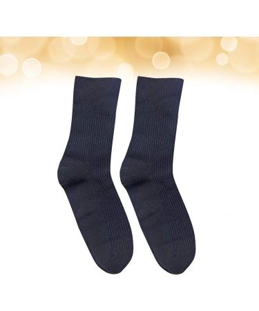DOITOOL 4 Pairs Diabetic Cotton Crew Socks for Elderly Patient Women - Buy Online on GoSupps.com