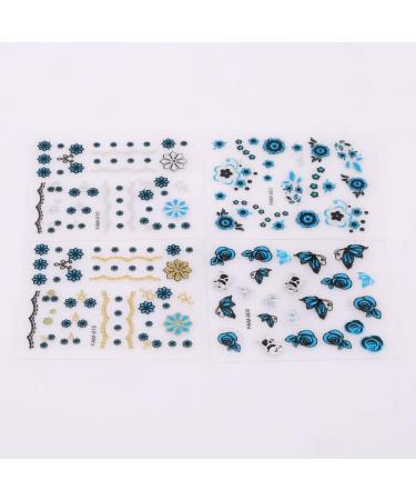 Nail Sticker Decal 3D Indigo Manicure Sticker Useful Processed - Buy Online on GoSupps.com