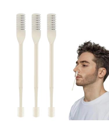 Nose Hair Trimmer for WomenDouble Head Nose Shaver 360 Degree Rotatable Grooming Tool for Cutting and Trimming During Travel Yellow