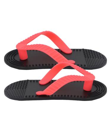 Silicone bite ring flip-flop reusable calms emotions protects oral health flip-flop-baby bite ring reduces pain in the gums (black)