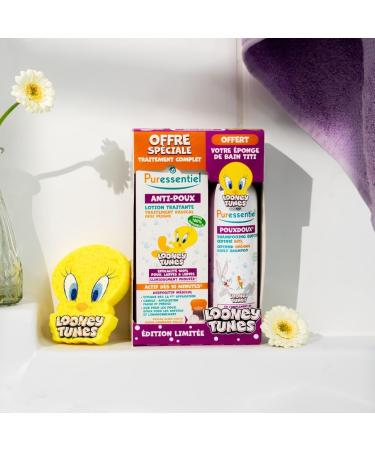  Puressentiel Looney Tunes Anti-Lice Treatment Lotion 100 ml + Shampoo 200 ml - Buy Online on GoSupps.com