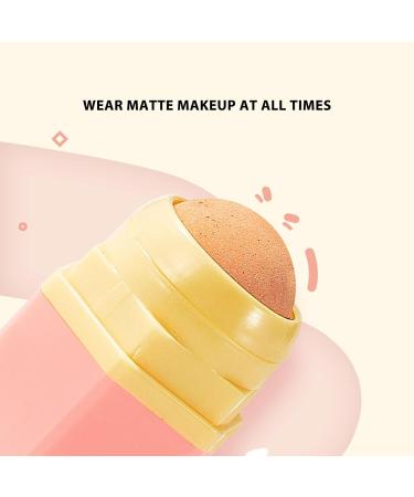 Oil Absorbing Roller ABS Portable Volcanic Oil Absorbing Roller Stick with Sponge for Cosmetic - Buy Online on GoSupps.com