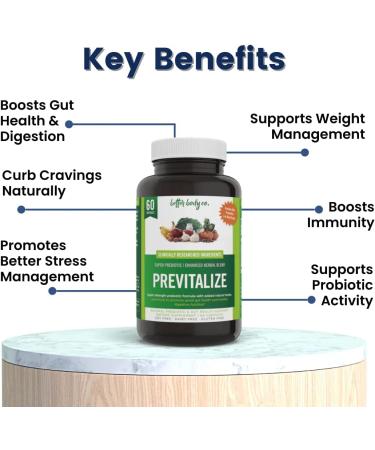 Previtalize: Natural Prebiotic for Digestion, Metabolism & Gut Health | Provitalize Complement - Buy Online on GoSupps.com