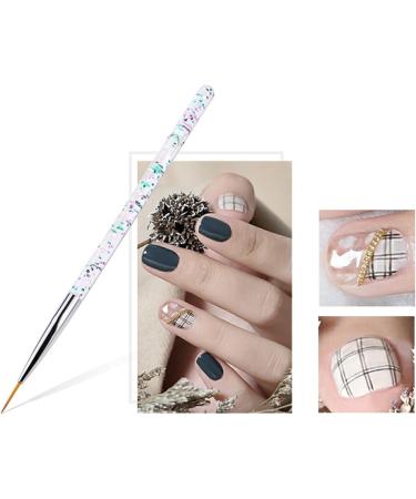 3Pcs Nail Drawing Pens Easy-Grip Multipurpose Easy To Operate Nail Art Drawing Liner Pens for Student Silver - Buy Online on GoSupps.com