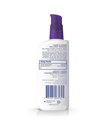 Cln&Clr Dual Moisturizer 4 Oz - Oil-Free Clean & Clear for All Skin Types | International Shipping Available - Buy Online on GoSupps.com