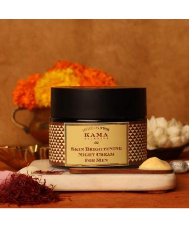 Kama Ayurveda Skin Brightening Night Cream for Men 50g - Buy Online on GoSupps.com