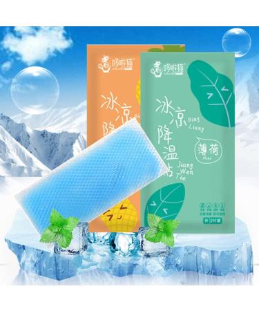 40 Pack Cooling Forehead Strips Headache Gel Pads - Fever Reducer and Cooling Sticker - Buy Online on GoSupps.com
