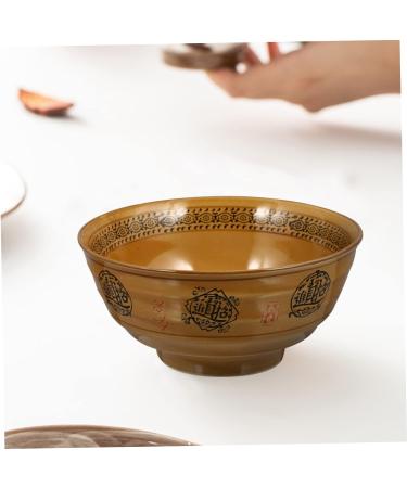 Milisten 2 Pcs Ramen Bowl Japanese Rice Bowl Salad Serving Utensils Exquisite Soup Bowl Chinese Mixing Bowl Ceramic Fruit Bowl Food Container Noodle Bow Bowls Kitchen Supplies Ceramics Fine 20X20X10CMx2pcs Yellowx2pcs - Buy Online on GoSupps.com