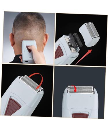 Angoily Rechargeable Electric Shaver & Nose Hair Trimmer for Men - Portable Travel Beard Trimmer - Buy Online on GoSupps.com