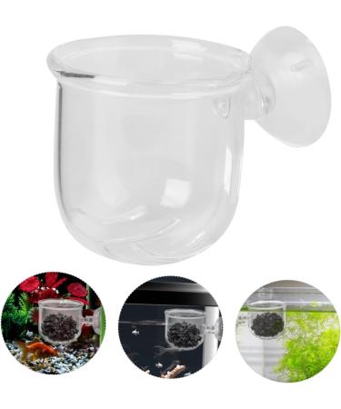 POPETPOP 1pc Red Worm Feeder Glass Terrarium Terrariums Fish Tank Dish Tray Fish Food Feeder Crawl Lipstick 6X4.5CM White - Buy Online on GoSupps.com