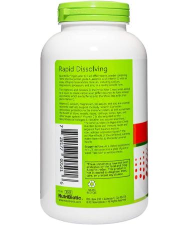 NutriBiotic Immunity Hypo-Aller C | Vitamin C with Calcium, Magnesium, Potassium & Zinc - 16 oz - Buy Online on GoSupps.com