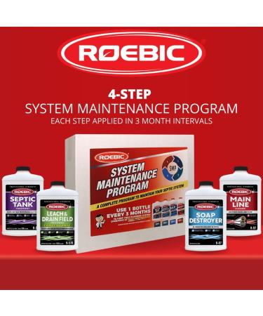 Roebic SMP-1000-PAK-1 Septic System Maintenance Kit - 4 Quarts (1 Pack) - Buy Online on GoSupps.com