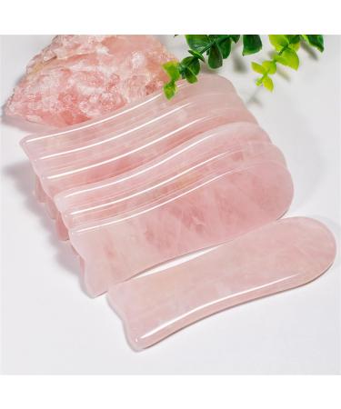 FACSER Natural Crystal Rough Pure Natural Rose Quartz Stone Gua Sha Scraping Board Face Neck Body Massagers Therapeutic and Skin Renewal Tool (Color : J) - Buy Online on GoSupps.com