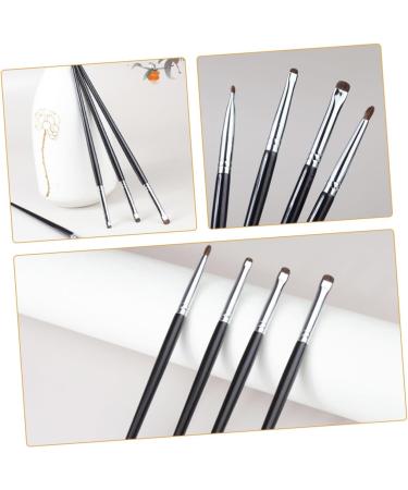 BIUDECO 4pcs Black Eyeliner Precision Brush Horse Hair Women Makeup Tools Eye Makeup Kit - Buy Online on GoSupps.com