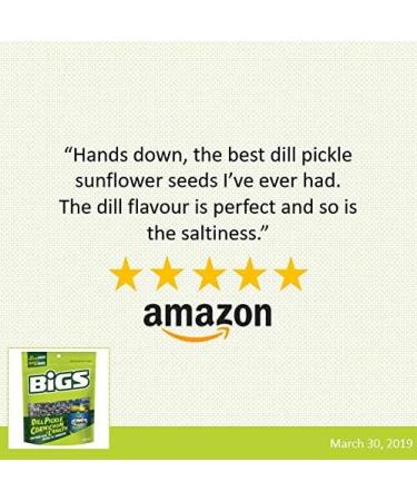 Bigs Sunflower Seeds Dill Pickle Flavour - 24x140g Bags 24 Count 140g (Pack of 24) Dill Pickle - Buy Online on GoSupps.com