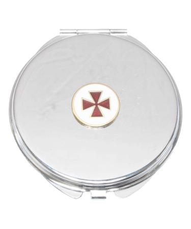 Masonic Preceptory Compact Mirror Handbag Gift With Free Engraving 236