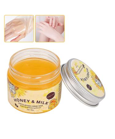 Hand Mask Milk Honey Hand Care Mask for Exfoliating Moisturizing Whitening (50g)