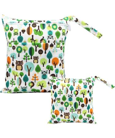 Egurs Diaper Bag Wetbag Set - Large & Medium Eco-Friendly Tree Design for On-the-Go Parenting - Buy Online on GoSupps.com