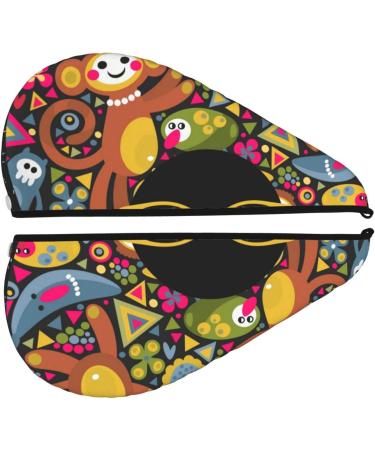 Black Head Microfiber Hair Towel for Women - Super Absorbent Coral Velvet Wrap for Curly & Thick Hair - Buy Online on GoSupps.com